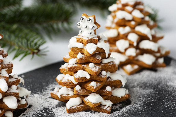 White Wings shortbread Christmas trees