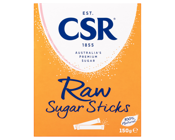 CSR Sugar Raw Sticks 150 g CSR Sugar Raw Sticks 150 g