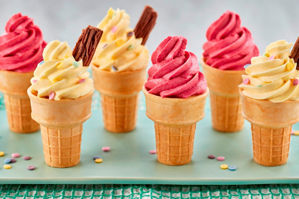 Icecream cone cupcakes