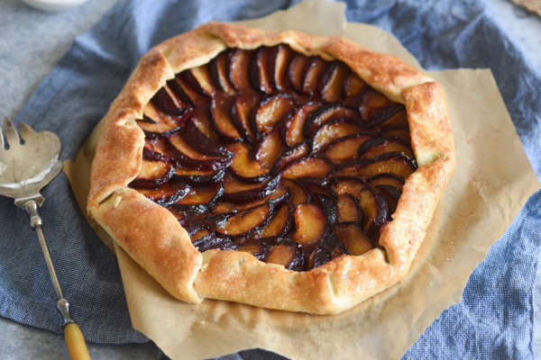 Plum galette