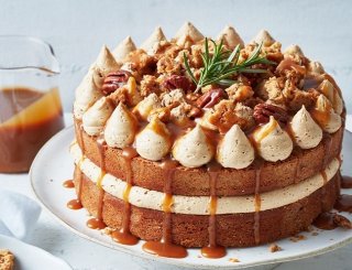 caramel and butterscotch icing cake