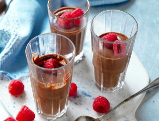 Chocolate mousse cups