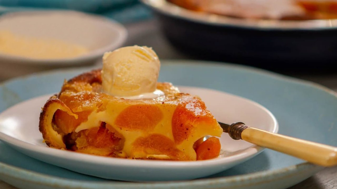 Apricot Clafoutis French Apricot Pudding