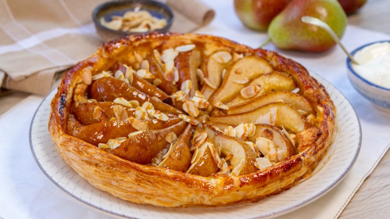 Pear Almond Tart