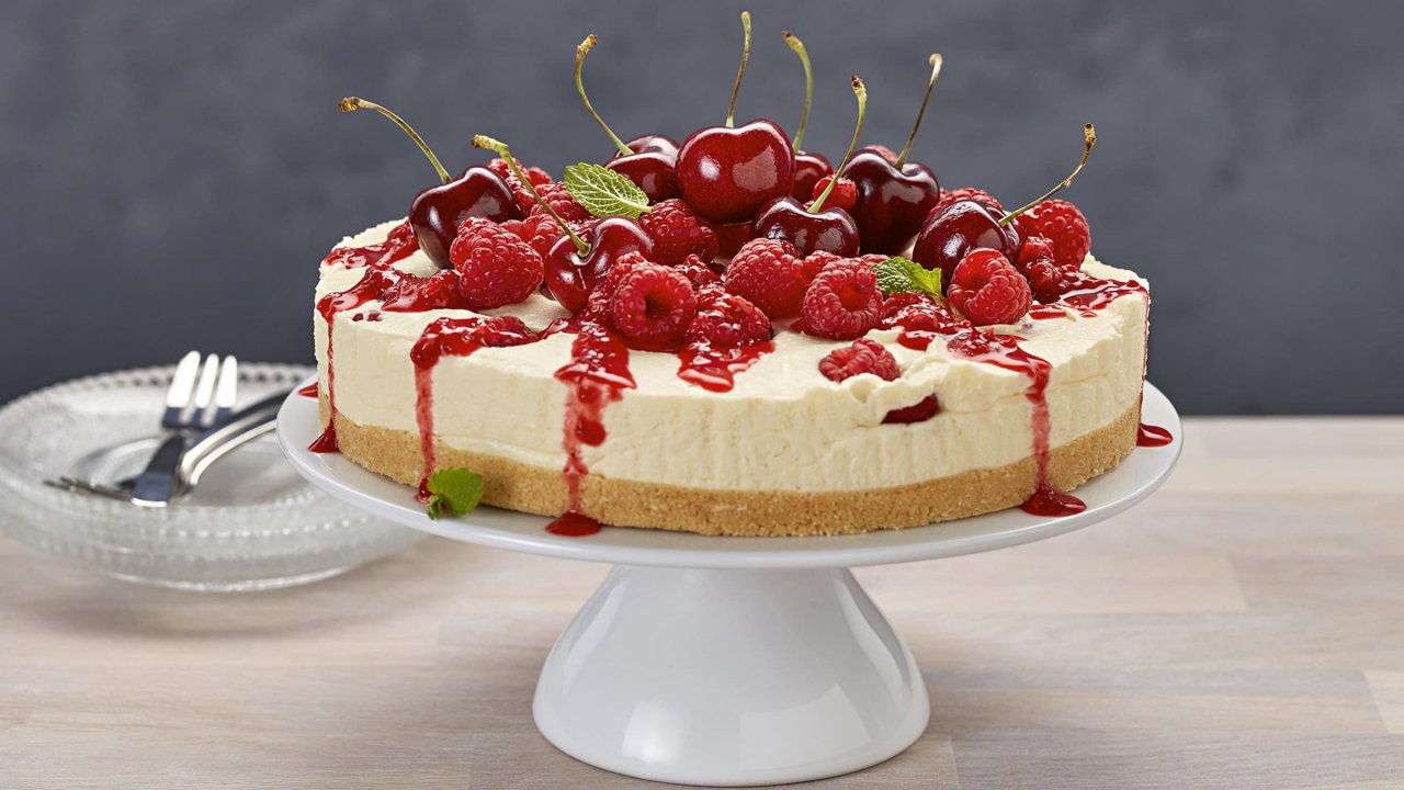 No Bake Berry Cheesecake