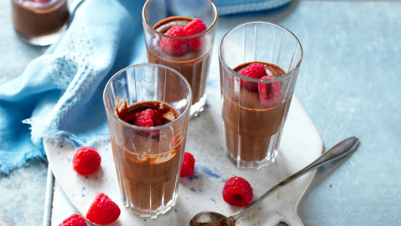 choc mousse shots