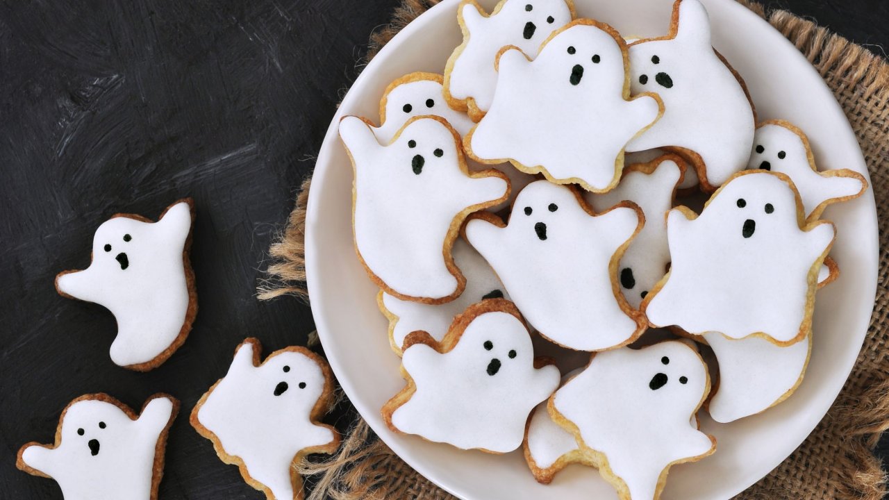 halloween ghost cookies