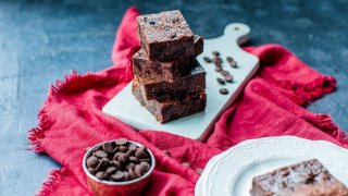 Coconut Cherry Brownie