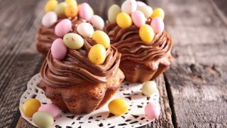 Easter Egg Chocolate Cupcakes 