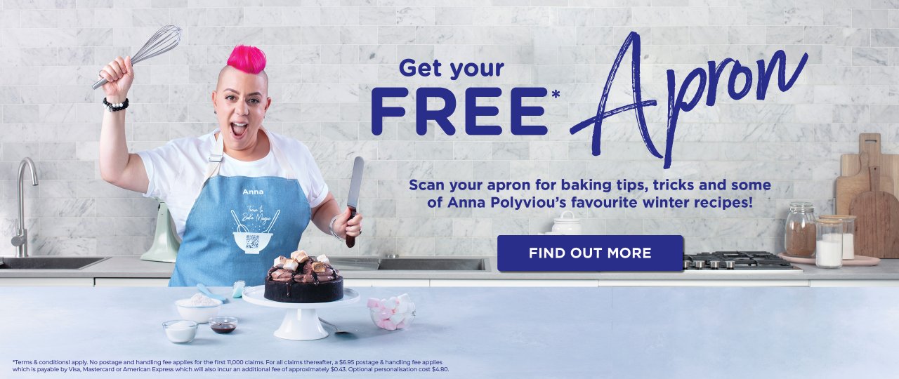 Claim your free apron